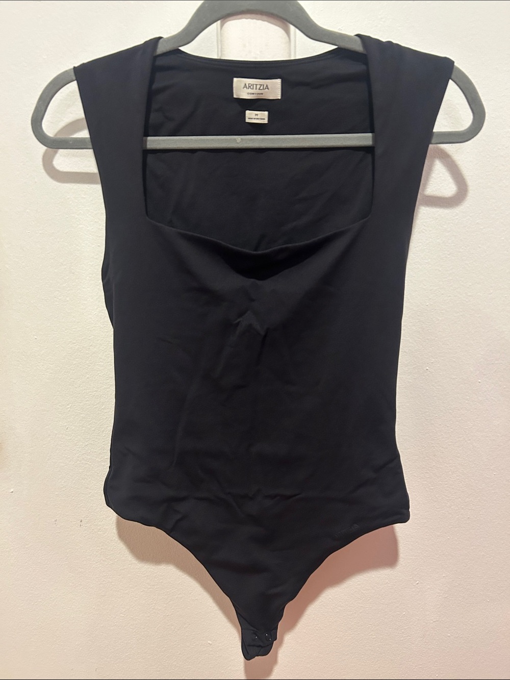 Aritzia Contour Black Bodysuit size M